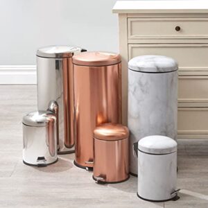 brylanehome step trash cans, set of 2 trashcan, copper bronze