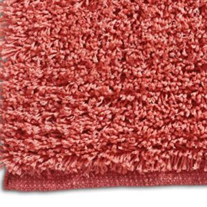 Chesapeake Microfiber Coral Shag Area Rug (5'x7')