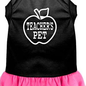 Mirage Pet Products 57-51 XXLBPBPK Pink Teachers Pet Screen Print Dress Black with Bright, XX-Large