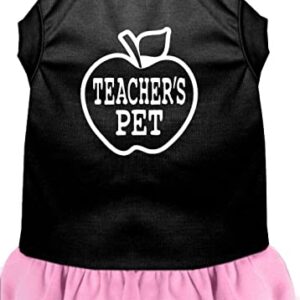 Mirage Pet Products 57-51 XXLBPBPK Pink Teachers Pet Screen Print Dress Black with Bright, XX-Large