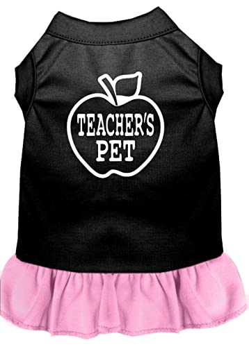 Mirage Pet Products 57-51 XXLBPBPK Pink Teachers Pet Screen Print Dress Black with Bright, XX-Large