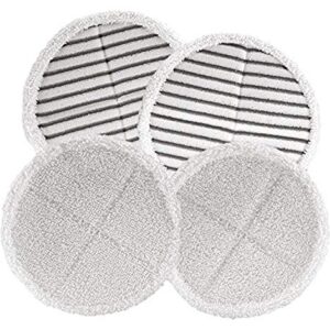 Bissell 2124 Spinwave Mop Pad Kit Replacement Pads, White
