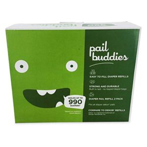 pail buddies diaper pail refills compatible with all diaper dekor classic diaper pails (pack of 2)