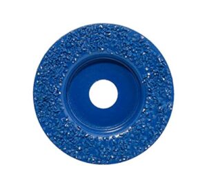 hoof boss blue medium coarse grit flat disc - 2" diameter 50mm size