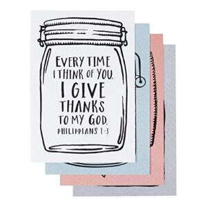 thinking of you - inspirational boxed cards - mason jar