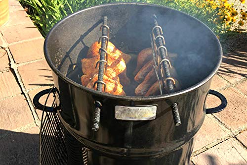 4pc 9" Heavy Duty & Thick ALAZCO Stainless Steel Meat Processing Butcher Hook - Wild Game, Smoking Ribs BBQ Large Fish, Hunting, Carcass Deer Hanging S-Hook Excellent Quality 9mm Thick