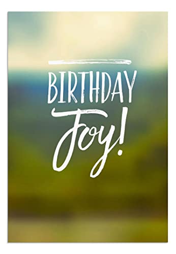 DaySpring - Birthday - Simply Stated - 12 Boxed Cards, KJV (60937),Multi Color