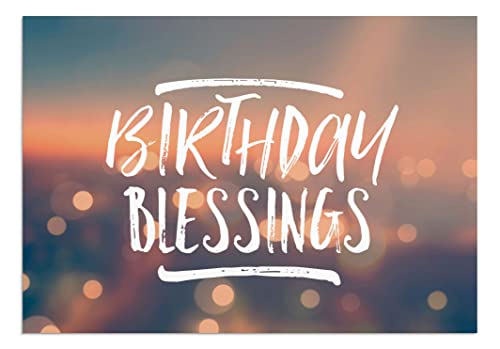 DaySpring - Birthday - Simply Stated - 12 Boxed Cards, KJV (60937),Multi Color