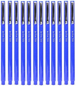 marvy le pen micro fine tip pens, blue, pack of 12
