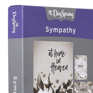 Sympathy - Inspirational Boxed Cards - Black and White Floral