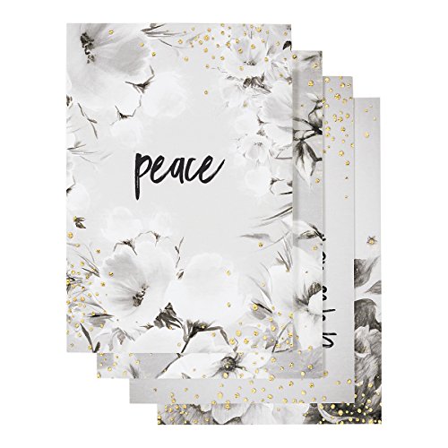 Sympathy - Inspirational Boxed Cards - Black and White Floral