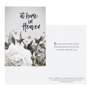 Sympathy - Inspirational Boxed Cards - Black and White Floral