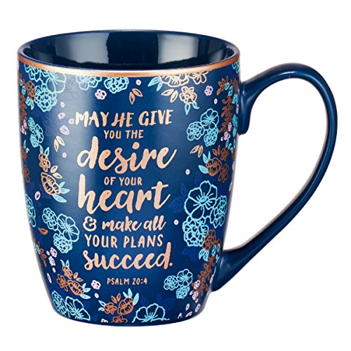 Christian Art Gifts Mug May He Give You Ps. 20:4