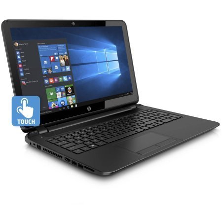 HP 15.6in HD High Performance Flagship Touchscreen Laptop Computer, Intel Quad-Core Pentium N3540 Up to 2.66GHz, 4GB RAM, 500GB HDD, DVDRW, USB 3.0, Webcam, WiFi, Windows 10(Renewed)