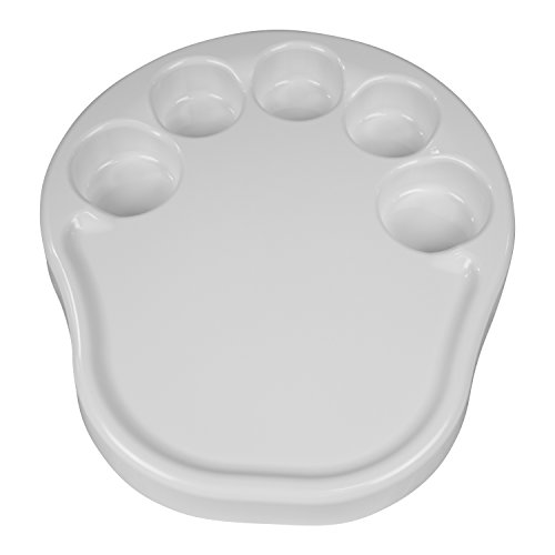 Wise 3070-710 Party Platter Table White with Post