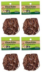 (4 pack) ware manufacturing willow small pet chew cubes