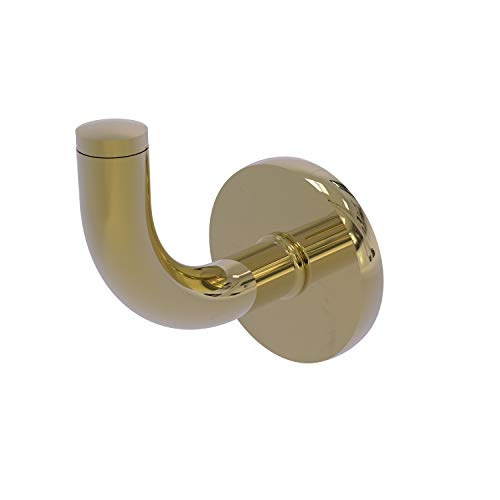 Allied Brass RM-20 Remi Collection Robe Hook, Unlacquered Brass