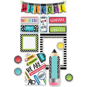 creative teaching press bold & bright bulletin board set (room displays and decoration for classrooms, learning spaces and more) (3996)
