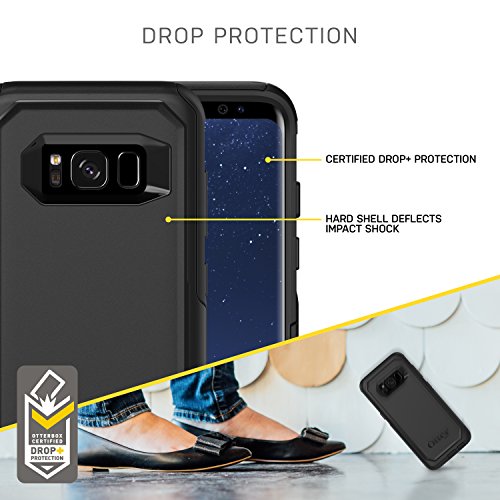 Otterbox Commuter Series for Samsung Galaxy s8 - Retail Packaging - Black