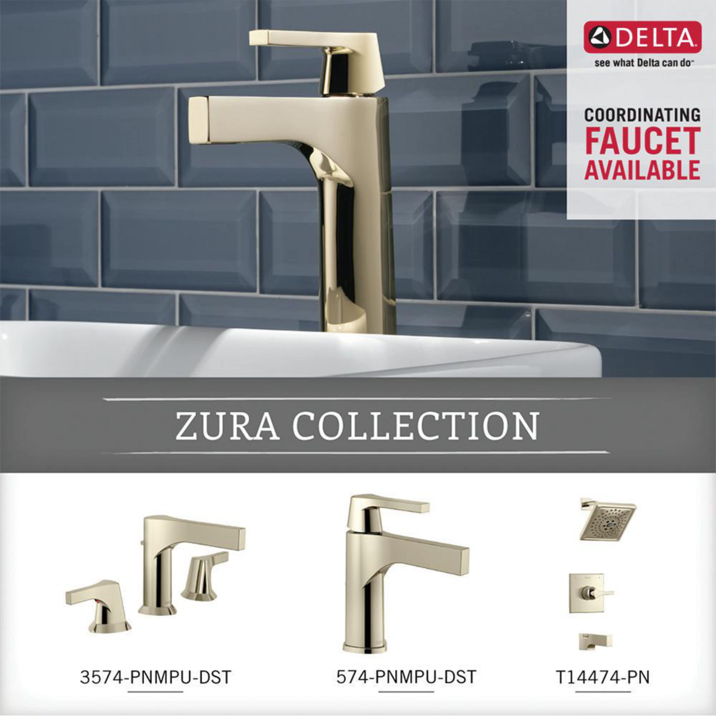 Delta Faucet Zura Towel Ring, Polished Nickel, Bathroom Accessories, 77446-PN