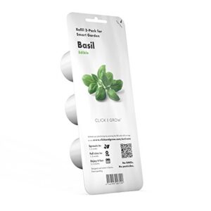 click and grow smart garden basil plant pods, 3-pack