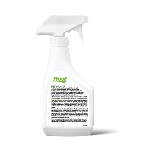 Proof Bed Bug & Dust Mite Killer, Plant-Based Spray, 16 Fl Oz