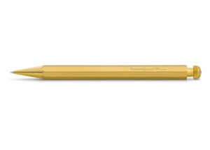 kaweco ps-bpbr ballpoint pen, oil-based, special brass