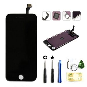 for iphone 6 (4.7 inch) (a1549, a1586, a1589) screen replacement lcd digitizer assembly touchscreen front glass black