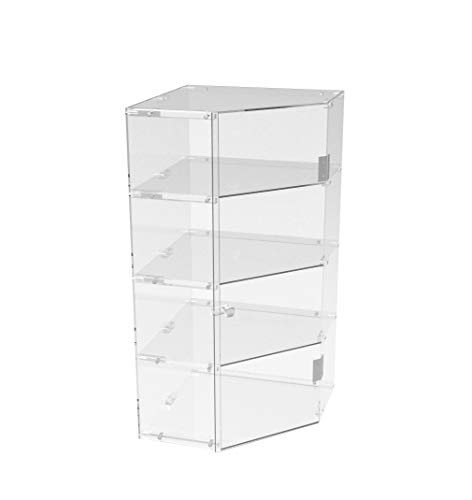 FixtureDisplays® Clear Acrylic Candy Bin Partitioned Dry Food Display Spices Container Retail Donut Cookie Bin Ships Knock Down 100826-NF