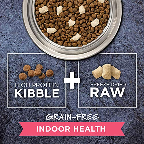 Instinct Raw Boost Indoor Health Grain Free Recipe with Real Rabbit Natural Dry Cat Food, 4.5 lb. Bag