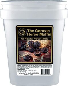 dpd the german horse muffin all natural horse treats - 14 pound bucket