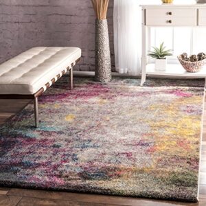 nuloom rachele abstract area rug, 5' x 8', multi