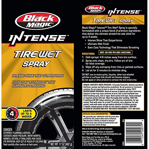 Black Magic 120079 Intense Tire Wet, 17 oz.