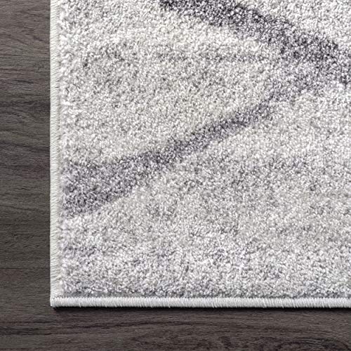 NuLOOM Thigpen Contemporary Area Rug, 6' 7" x 9', Grey