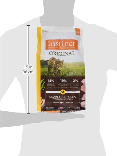 Instinct Original Grain Free Recipe with Real Chicken Natural Dry Cat Food, 5 lb. Bag