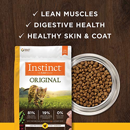 Instinct Original Grain Free Recipe with Real Chicken Natural Dry Cat Food, 5 lb. Bag