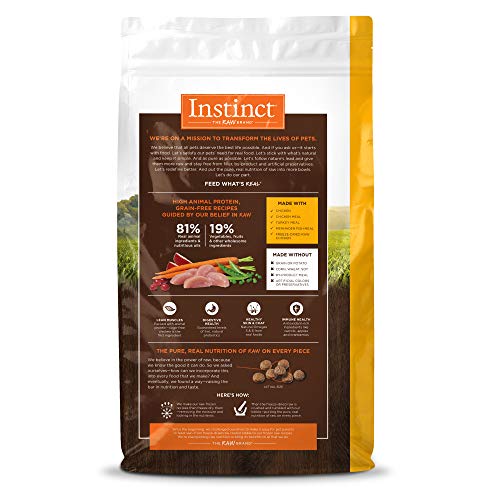 Instinct Original Grain Free Recipe with Real Chicken Natural Dry Cat Food, 5 lb. Bag