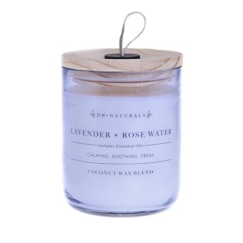 DW Home Naturals Lavender & Rose Water 2 Wick Candle 17 oz.