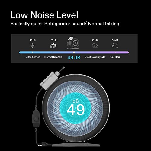 VIVOSUN 4 Inch 203 CFM Inline Fan with Speed Controller and Leather Sheath, 4 Inch Carbon Filter and 8 Feet of Ducting, Air Filtration Combo for Grow Tent Ventilation