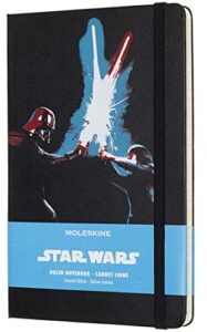 moleskine limited edition star wars notebook, hard cover, large (5" x 8.25") ruled/lined, 240 pages