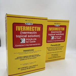 Durvet (2 Pack) Ivermectin Pour On 1 Liter