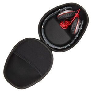 Tosnail 2 Pack Full-Sized Hard Headphone Case - Great Protection for Audio Technica, Beats, Sony and More - Black