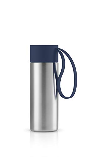 Eva Solo 350ml Stainless Steel Insulated Mug, Navy Blue, 20,7 x 7,8 x 7,8 cm