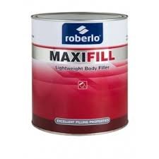 roberlo maxifill superior lightweight body filler and hardener + free spatula, quart