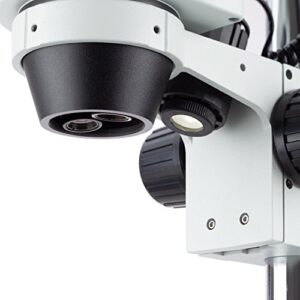 AmScope LED Trinocular Zoom Stereo Microscope 3.5X-180X and 18MP USB3 Camera
