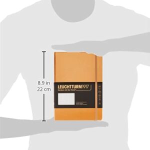 LEUCHTTURM1917 Metallic Special Edition - Medium A5 Dotted Hardcover Notebook (Copper) - 251 Numbered Pages