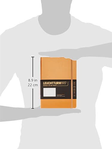 LEUCHTTURM1917 Metallic Special Edition - Medium A5 Dotted Hardcover Notebook (Copper) - 251 Numbered Pages