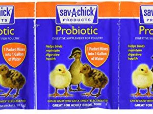Sav-A-Chick 9 Probiotic Supplements-(3 Packages with 3 Packets, 3 Count (Pack of 3)