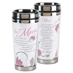 dicksons dear mom his love shines through 16 oz. stainless steel insulated travel mug with lid