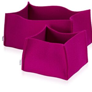 Möve Storage Baskets, 17 x 28 x 14 cm, Pink